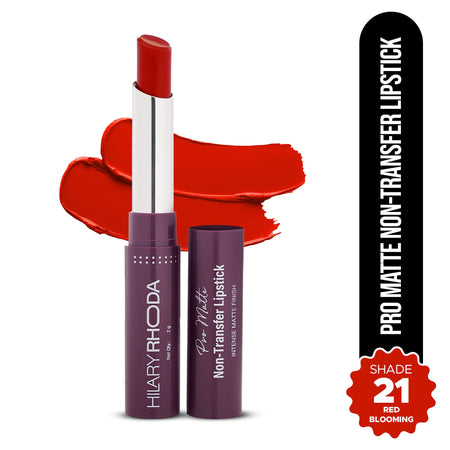 Hilary Rhoda Pro Matte Non-Transfer Waterproof Lipstick - Red Blooming 21