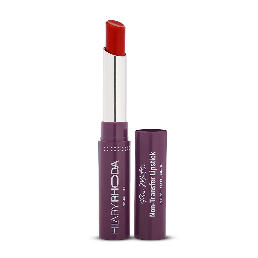 Hilary Rhoda Pro Matte Non-Transfer Waterproof Lipstick - Red Blooming 21 - Distacart