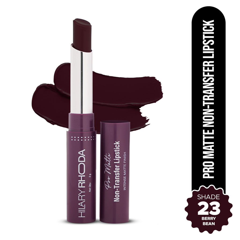 Hilary Rhoda Pro Matte Non-Transfer Waterproof Lipstick - Berry Bean 23