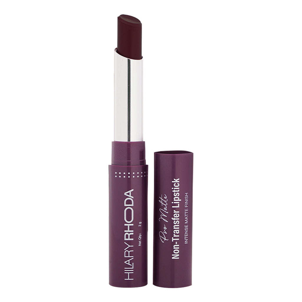 Hilary Rhoda Pro Matte Non-Transfer Waterproof Lipstick - Wine Rouge 24 - Distacart