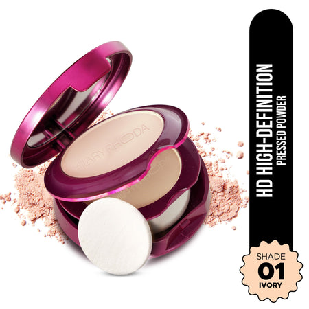 Hilary Rhoda HD High-Definition Matte Pressed Powder - My Ivory 01