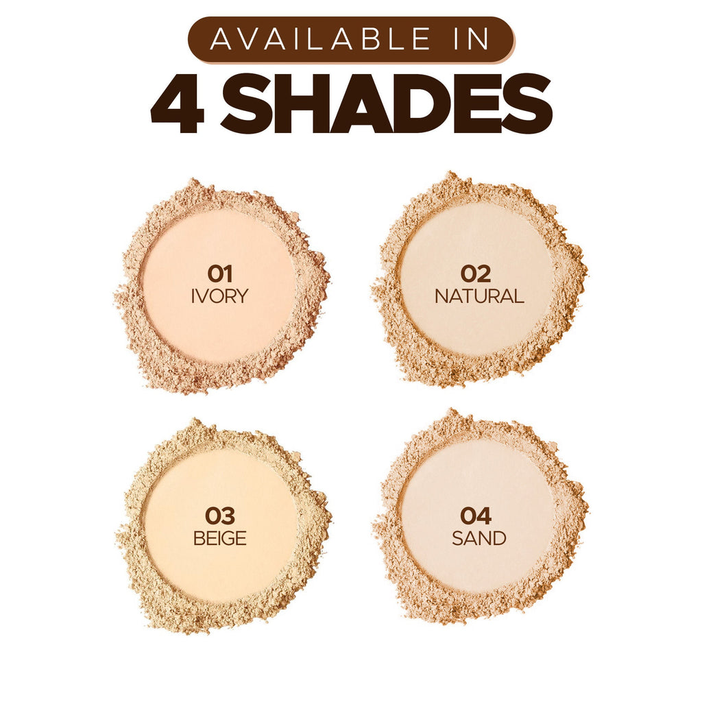 Hilary Rhoda HD High-Definition Matte Pressed Powder - Sand 04 - Distacart