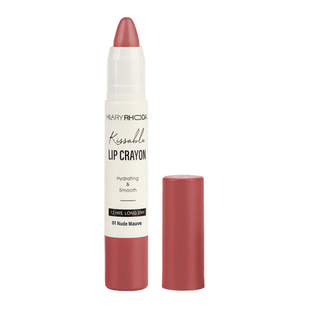 Hilary Rhoda Kissable Matte Lip Crayon - Nude Mauve 01