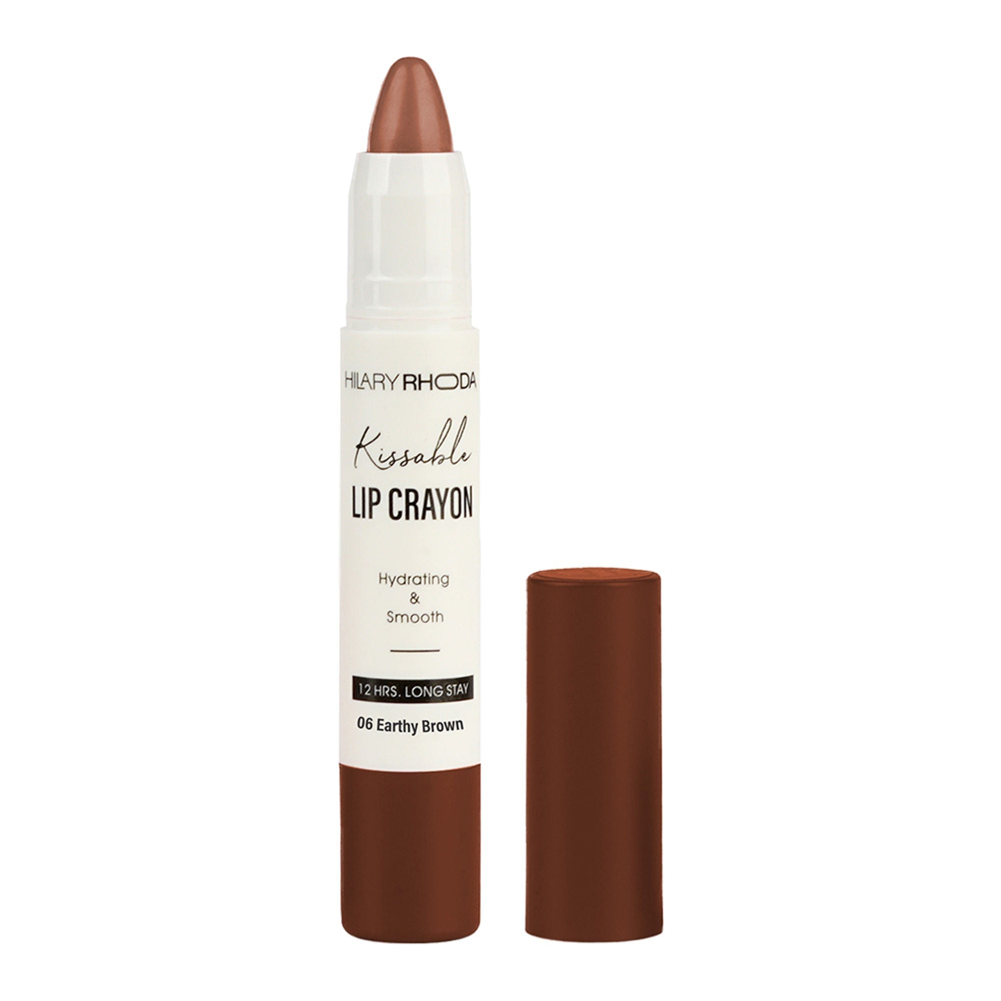 Hilary Rhoda Kissable Matte Lip Crayon - Earthy Brown 06