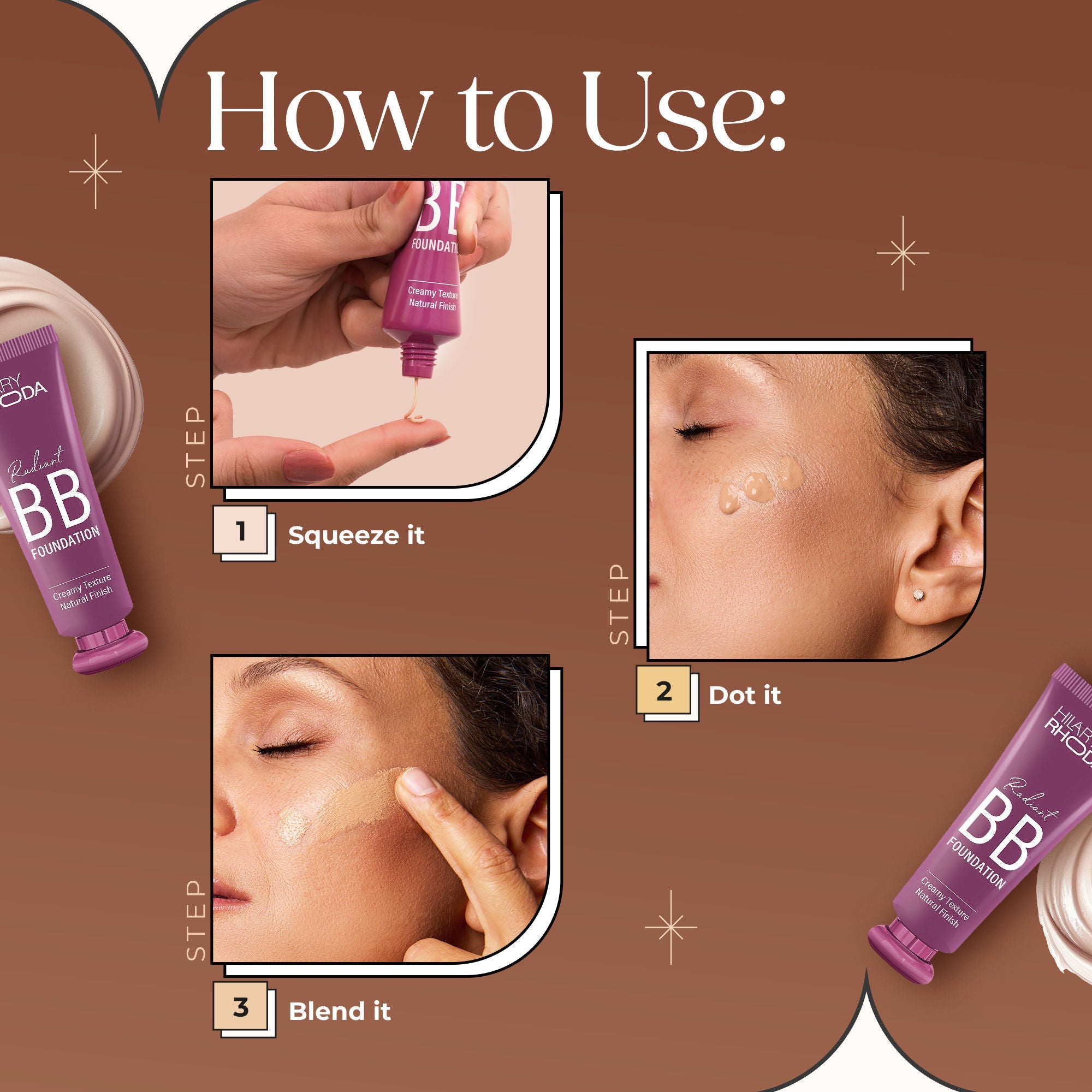 Hilary Rhoda Radiant Bb Foundation - Beige 02 - Distacart