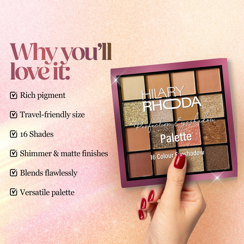 Hilary Rhoda Perfection Eyeshadow Palette - 3 - Distacart