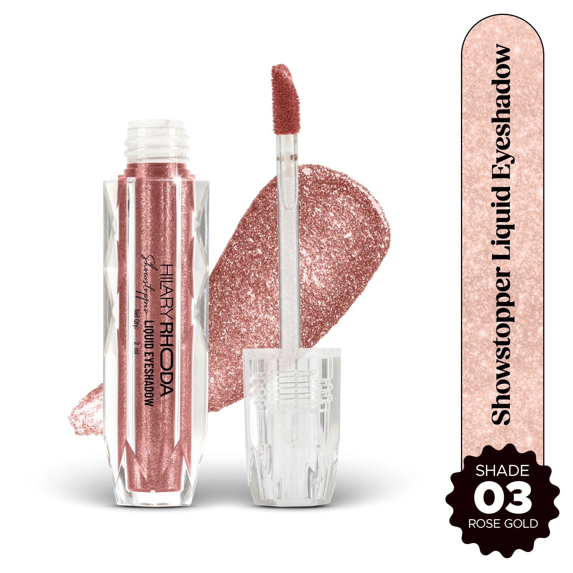 Hilary Rhoda Showstopper Liquid Eyeshadow - Rose Gold 03