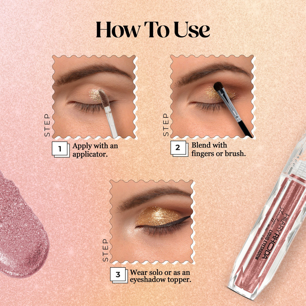Hilary Rhoda Showstopper Liquid Eyeshadow - Rose Gold 03 - Distacart