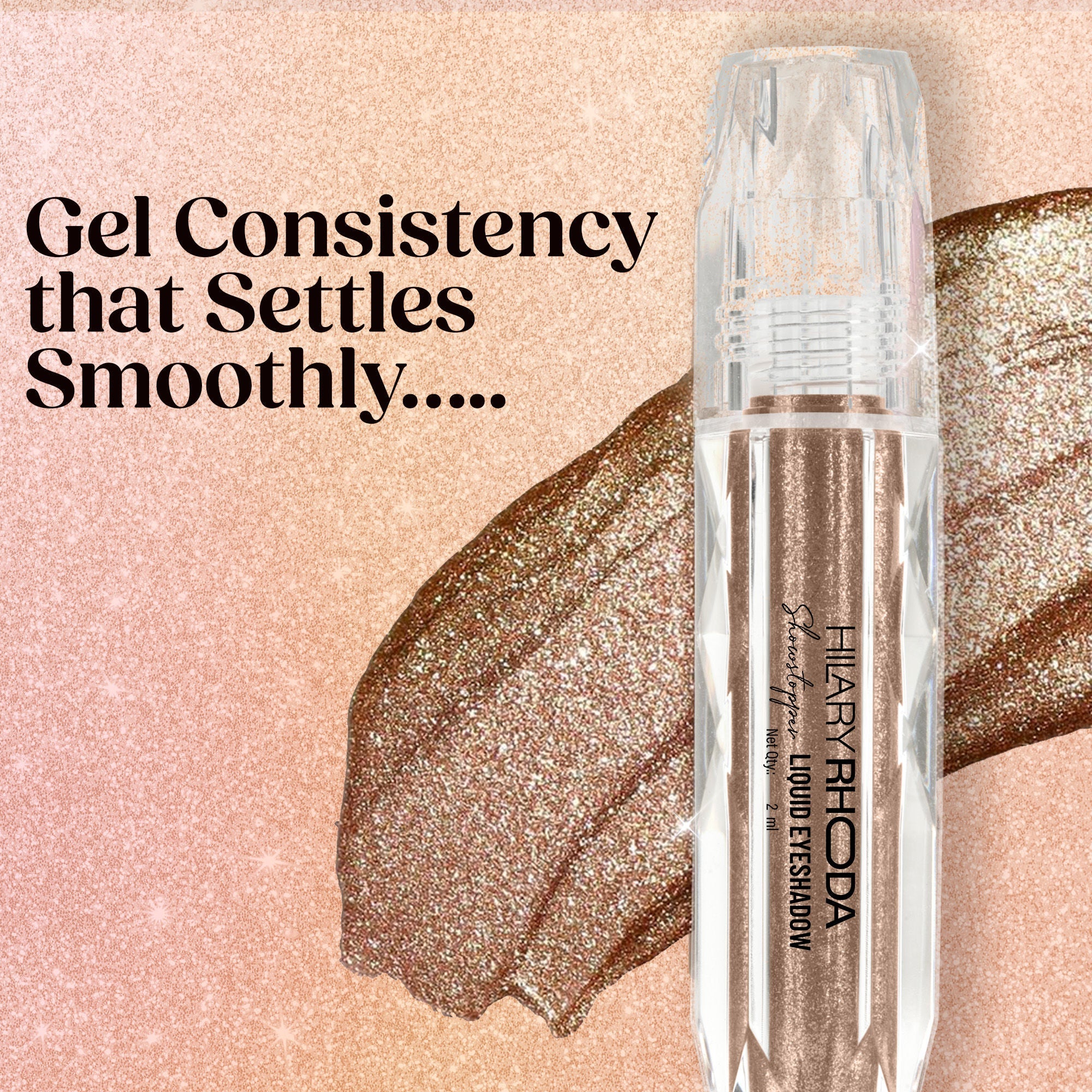 Hilary Rhoda Showstopper Liquid Eyeshadow - Oxidised Silver 04 - Distacart