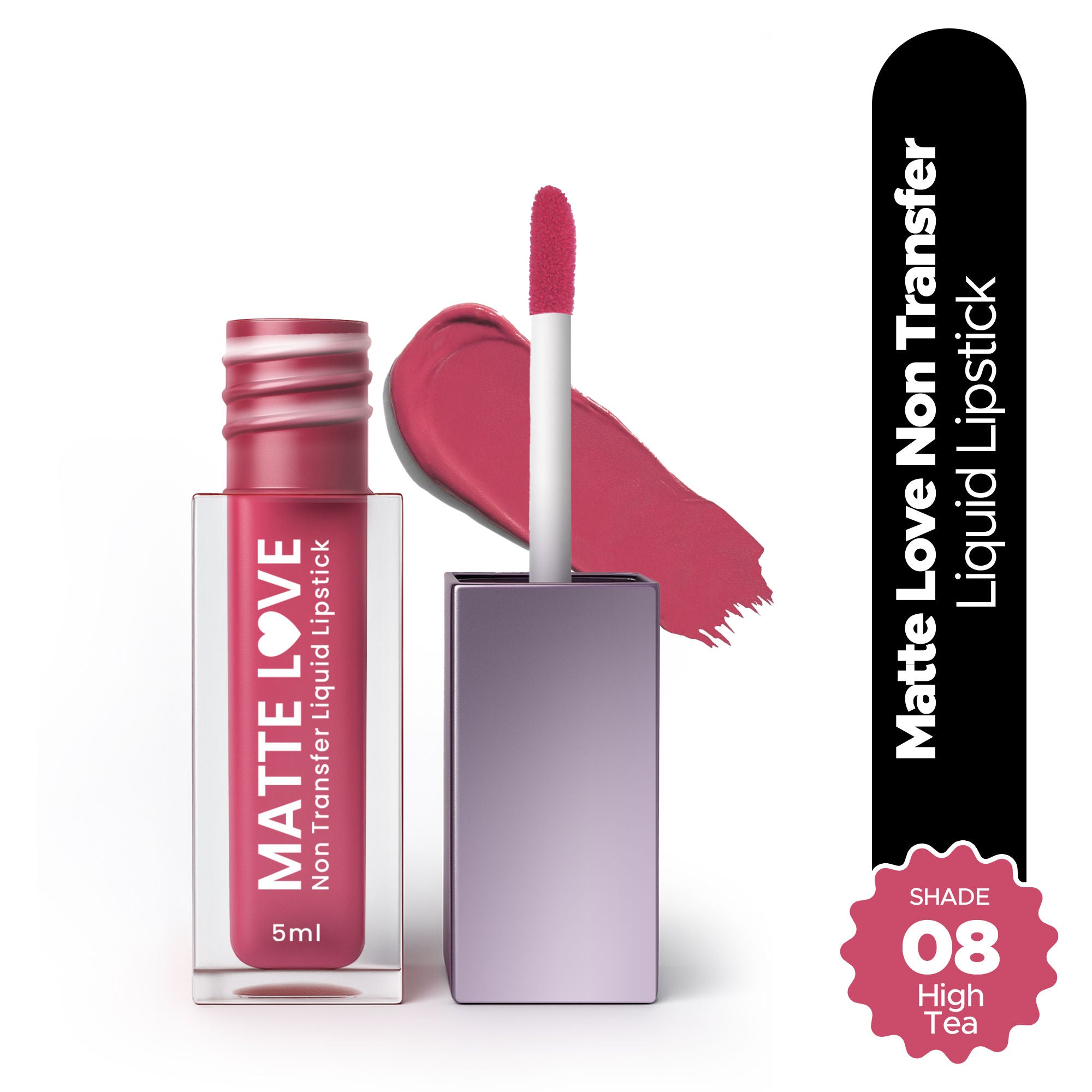 Hilary Rhoda Matte Love Non Transfer Liquid Lipstick - High Tea 08