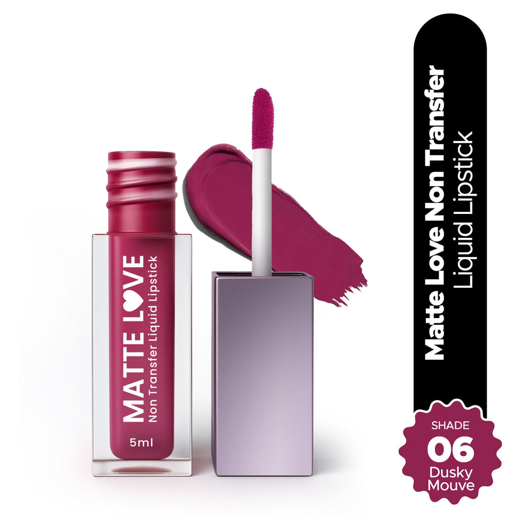 Hilary Rhoda Matte Love Non Transfer Liquid Lipstick - Dusky Mouve 06