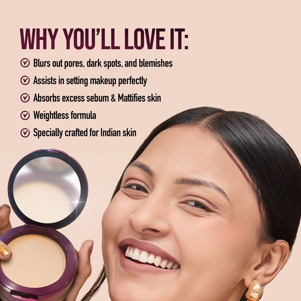 Hilary Rhoda The Setting Duo Matte Compact Powder - Natural 02 - Distacart