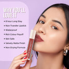 Hilary Rhoda Matte Trap Liquid Lipstick - Brown Nude 02 - Distacart