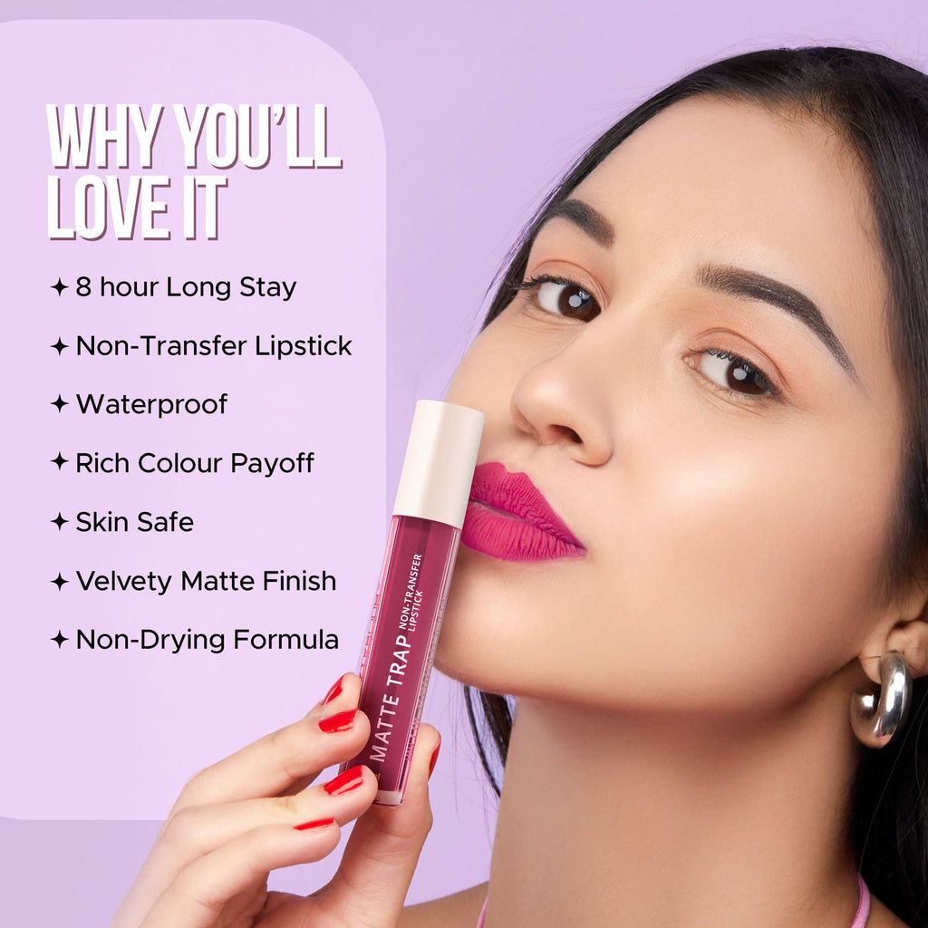 Hilary Rhoda Matte Trap Liquid Lipstick - Peachy 07 - Distacart