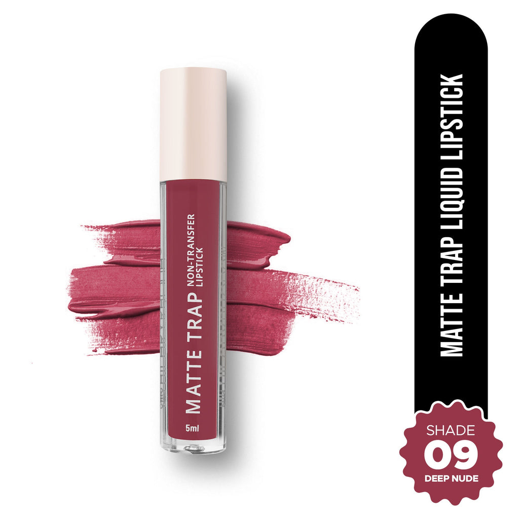 Hilary Rhoda Matte Trap Liquid Lipstick - Deep Nude 09