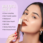 Hilary Rhoda Matte Trap Liquid Lipstick - Brownie 10 - Distacart