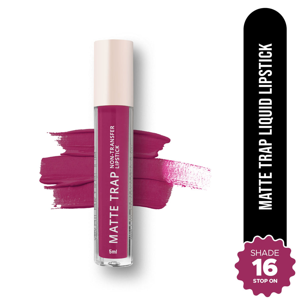 Hilary Rhoda Matte Trap Liquid Lipstick - Stop On 16