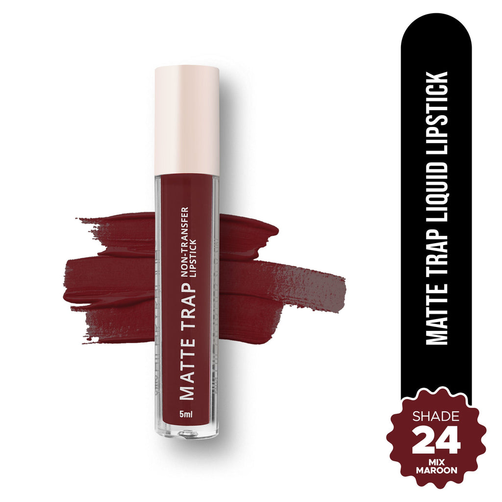 Hilary Rhoda Matte Trap Liquid Lipstick - Mix Maroon 24