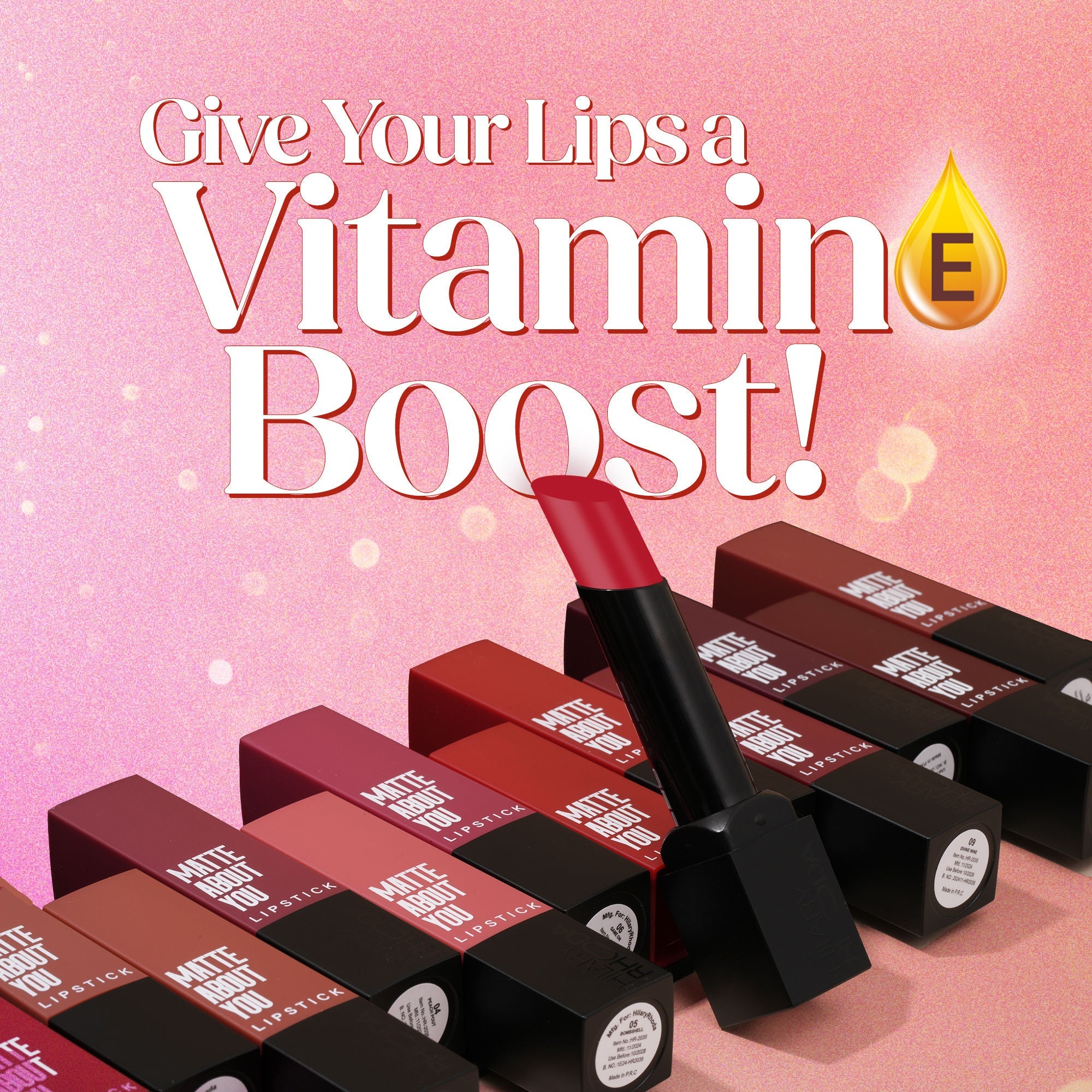 Hilary Rhoda Matte About You Lipstick - Bombshell 05 - Distacart
