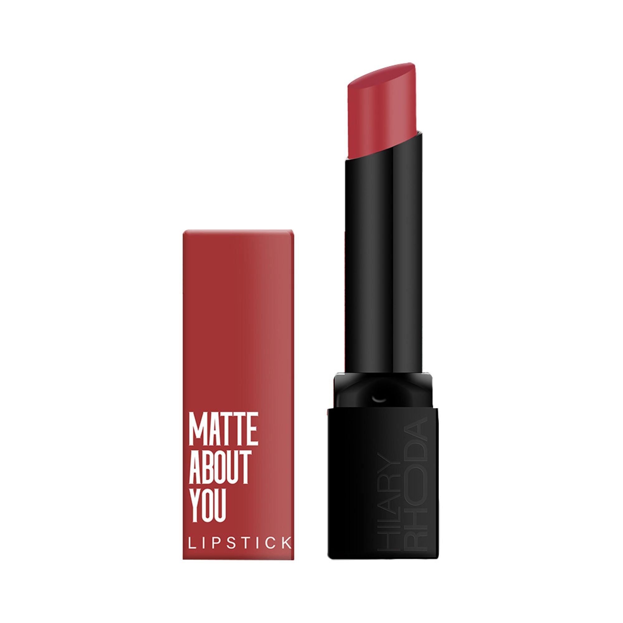 Hilary Rhoda Matte About You Lipstick - Scarlet Red 08 - Distacart