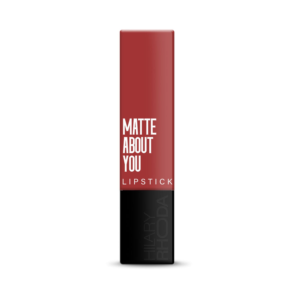 Hilary Rhoda Matte About You Lipstick - Scarlet Red 08 - Distacart