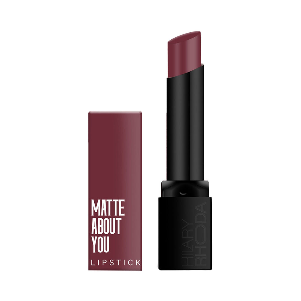 Hilary Rhoda Matte About You Lipstick - Divine Wine 09 - Distacart