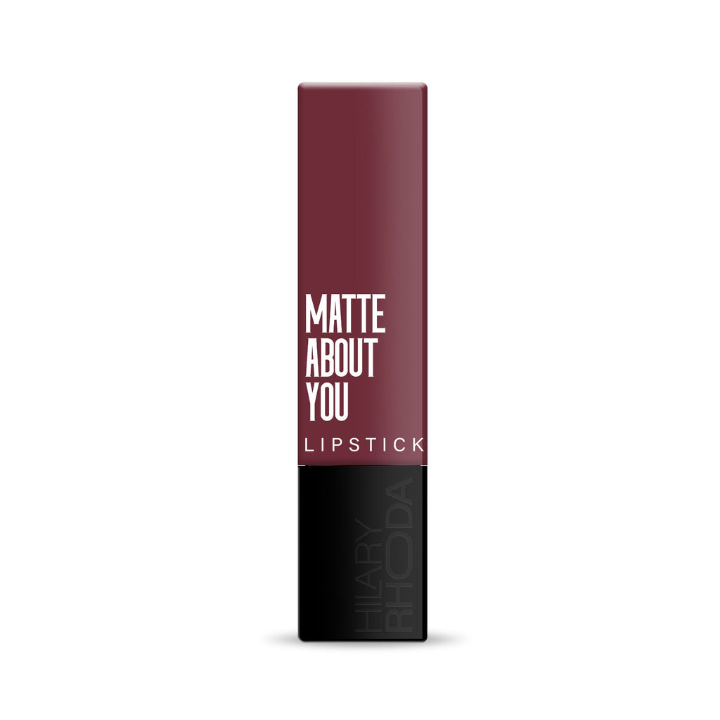 Hilary Rhoda Matte About You Lipstick - Divine Wine 09 - Distacart