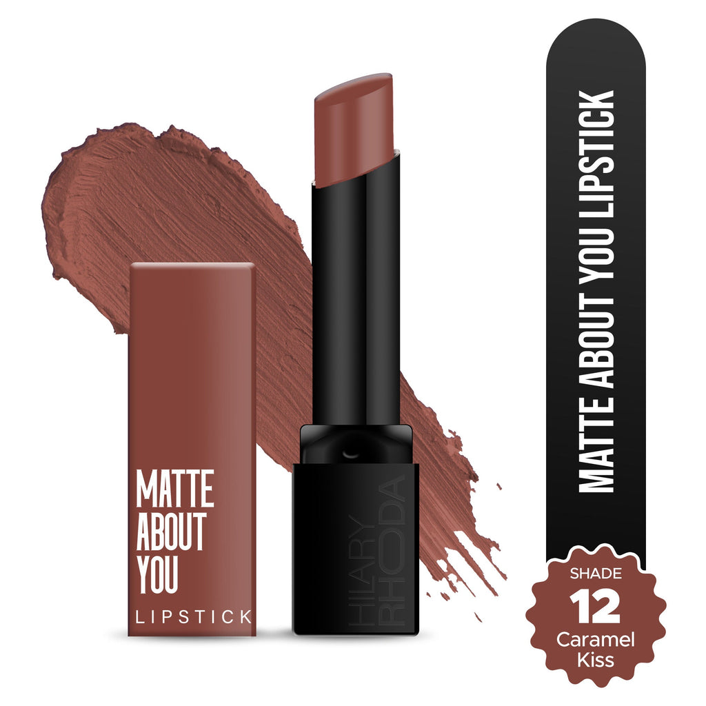 Hilary Rhoda Matte About You Lipstick - Caramel Kiss 12