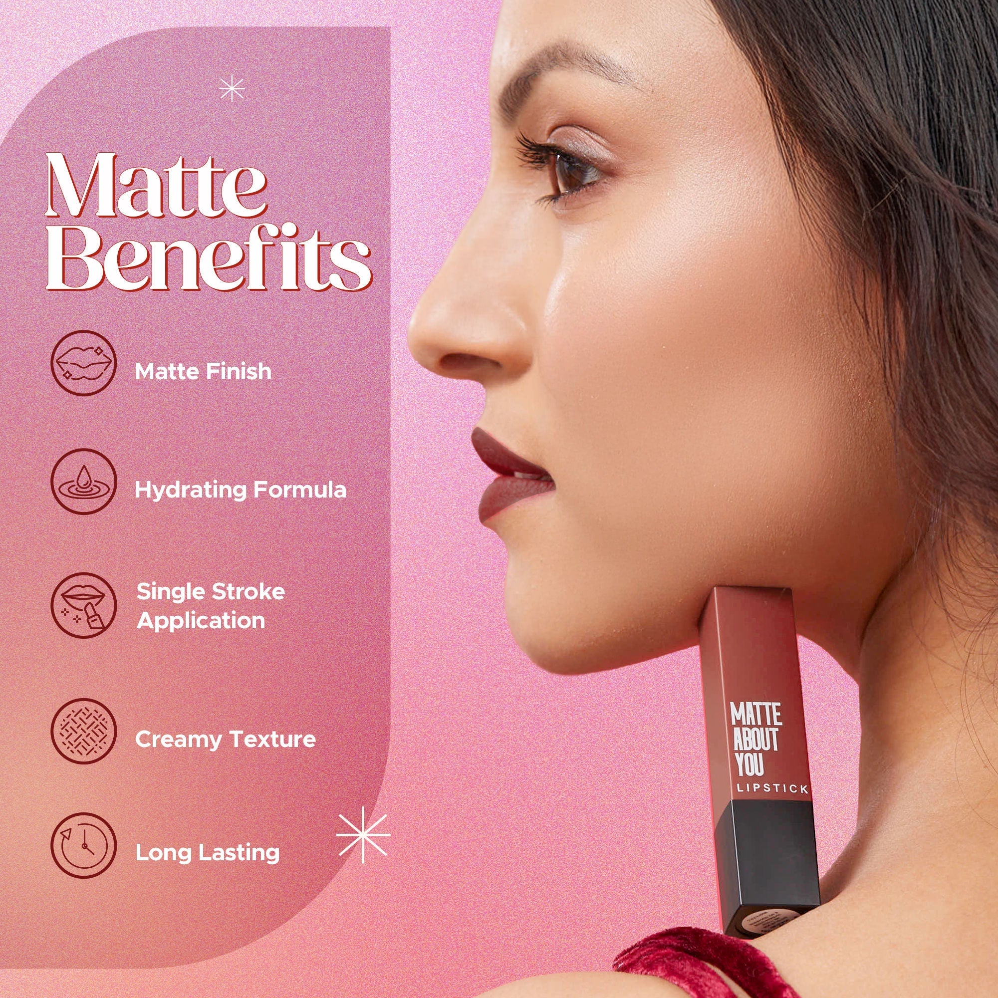 Hilary Rhoda Matte About You Lipstick - Caramel Kiss 12 - Distacart