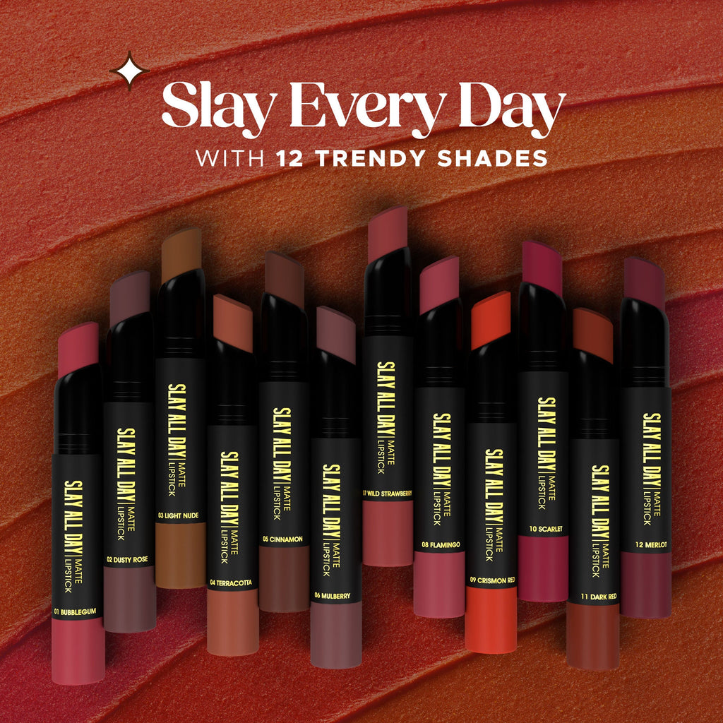 Hilary Rhoda Slay All Day Matte Lipstick - Light Nude 03 - Distacart