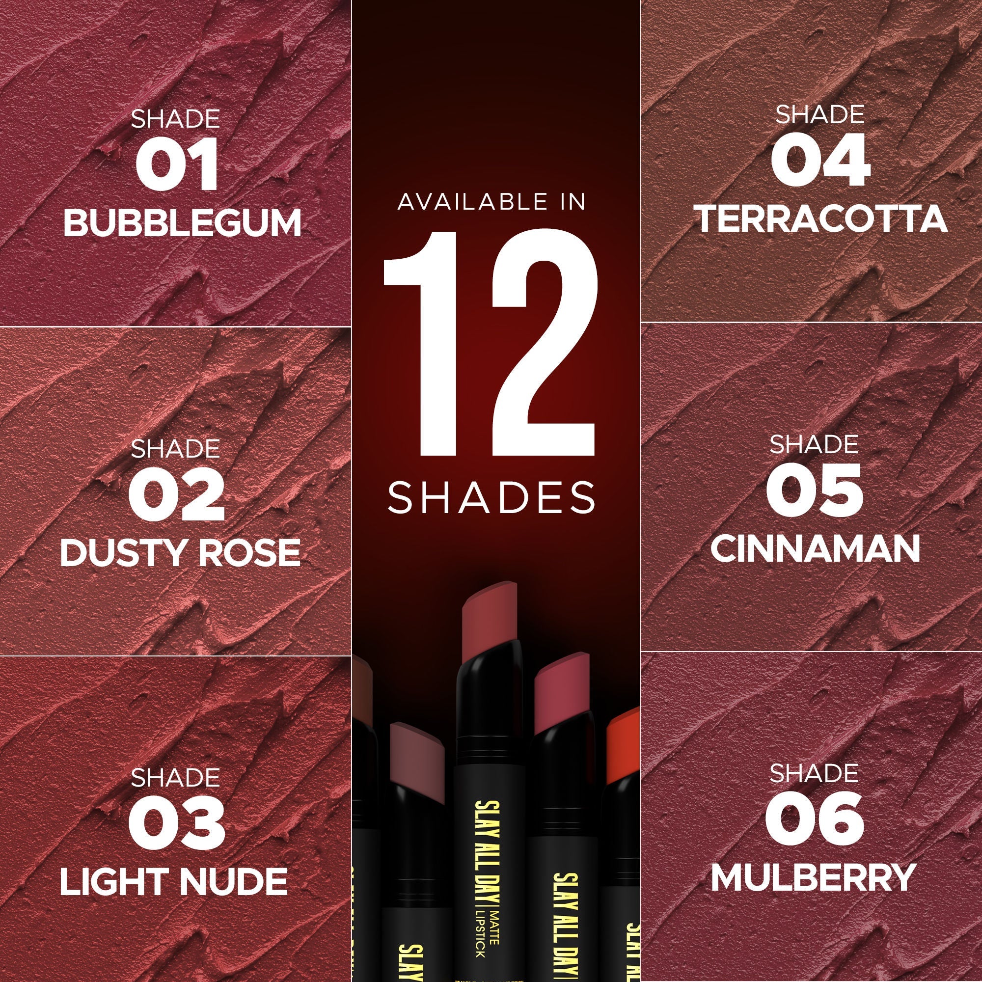 Hilary Rhoda Slay All Day Matte Lipstick - Light Nude 03 - Distacart