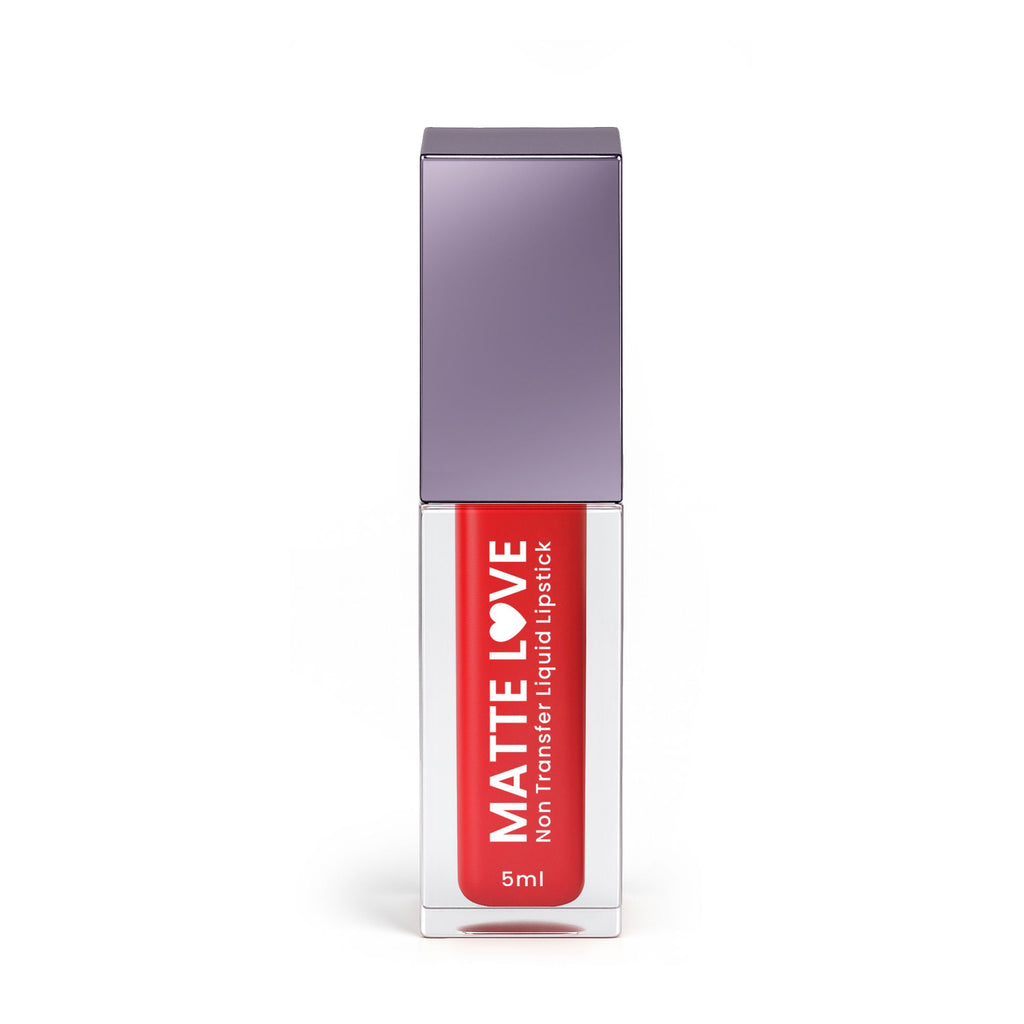 Hilary Rhoda Matte Love Non Transfer Liquid Lipstick - Cherry Red 25 - Distacart
