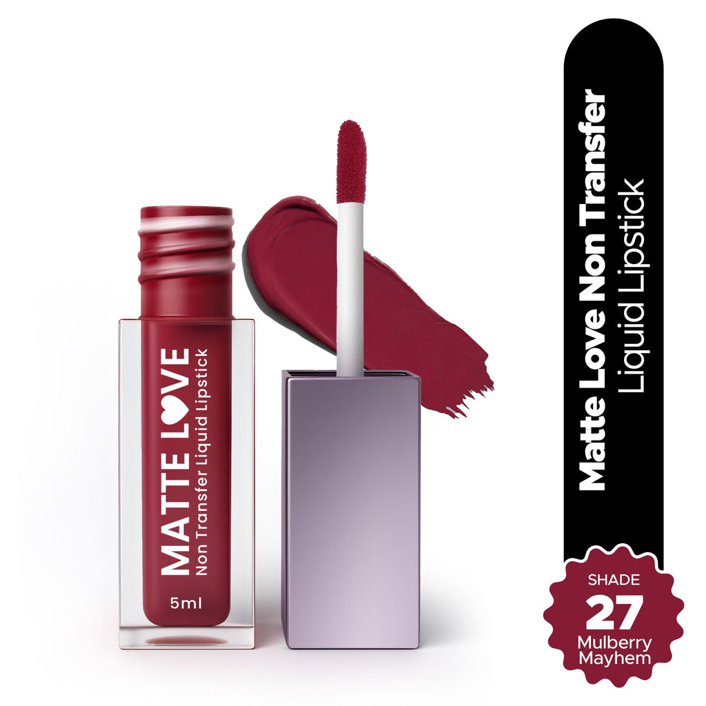 Hilary Rhoda Matte Love Non Transfer Liquid Lipstick - Mulberry Mayhem 27