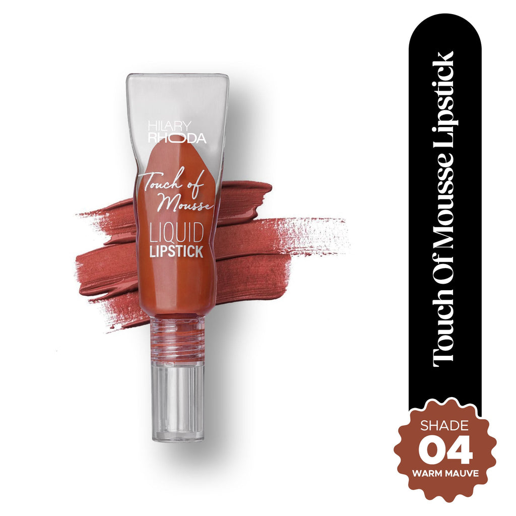Hilary Rhoda Touch Of Mousse Waterproof Lipstick - Warm Mauve 04