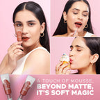 Hilary Rhoda Touch Of Mousse Waterproof Lipstick - Warm Mauve 04 - Distacart