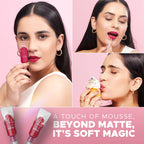 Hilary Rhoda Touch Of Mousse Waterproof Lipstick - Playful Berry 05 - Distacart