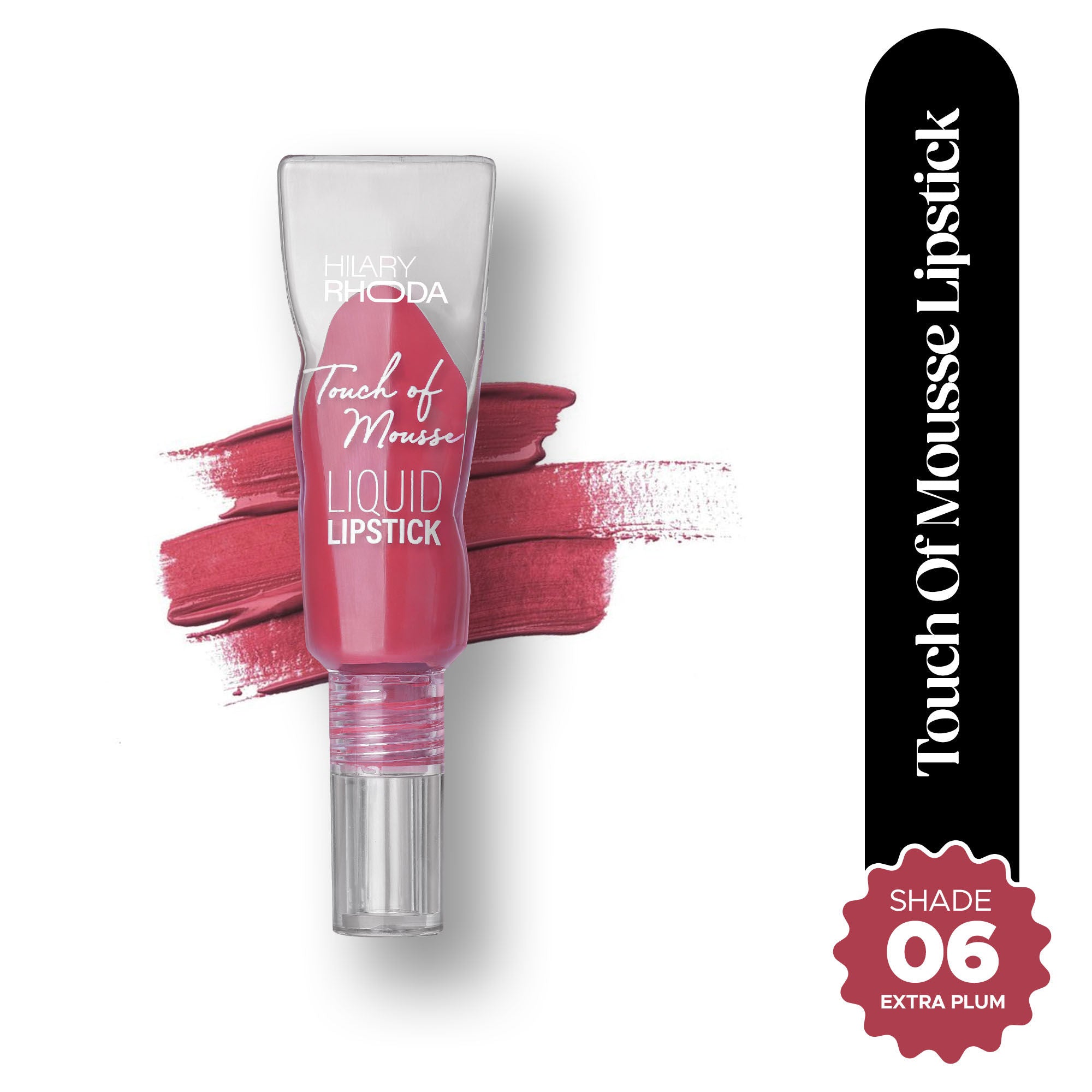 Hilary Rhoda Touch Of Mousse Waterproof Lipstick - Extra Plum 06