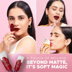 Hilary Rhoda Touch Of Mousse Waterproof Lipstick - Wild Wine 10 - Distacart