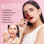 Hilary Rhoda Touch Of Mousse Waterproof Lipstick - Maroon Callin 11 - Distacart
