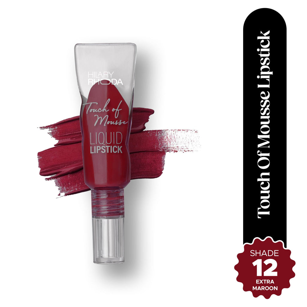 Hilary Rhoda Touch Of Mousse Waterproof Lipstick - Extra Maroon 12