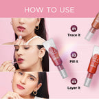 Hilary Rhoda Touch Of Mousse Waterproof Lipstick - Extra Maroon 12 - Distacart