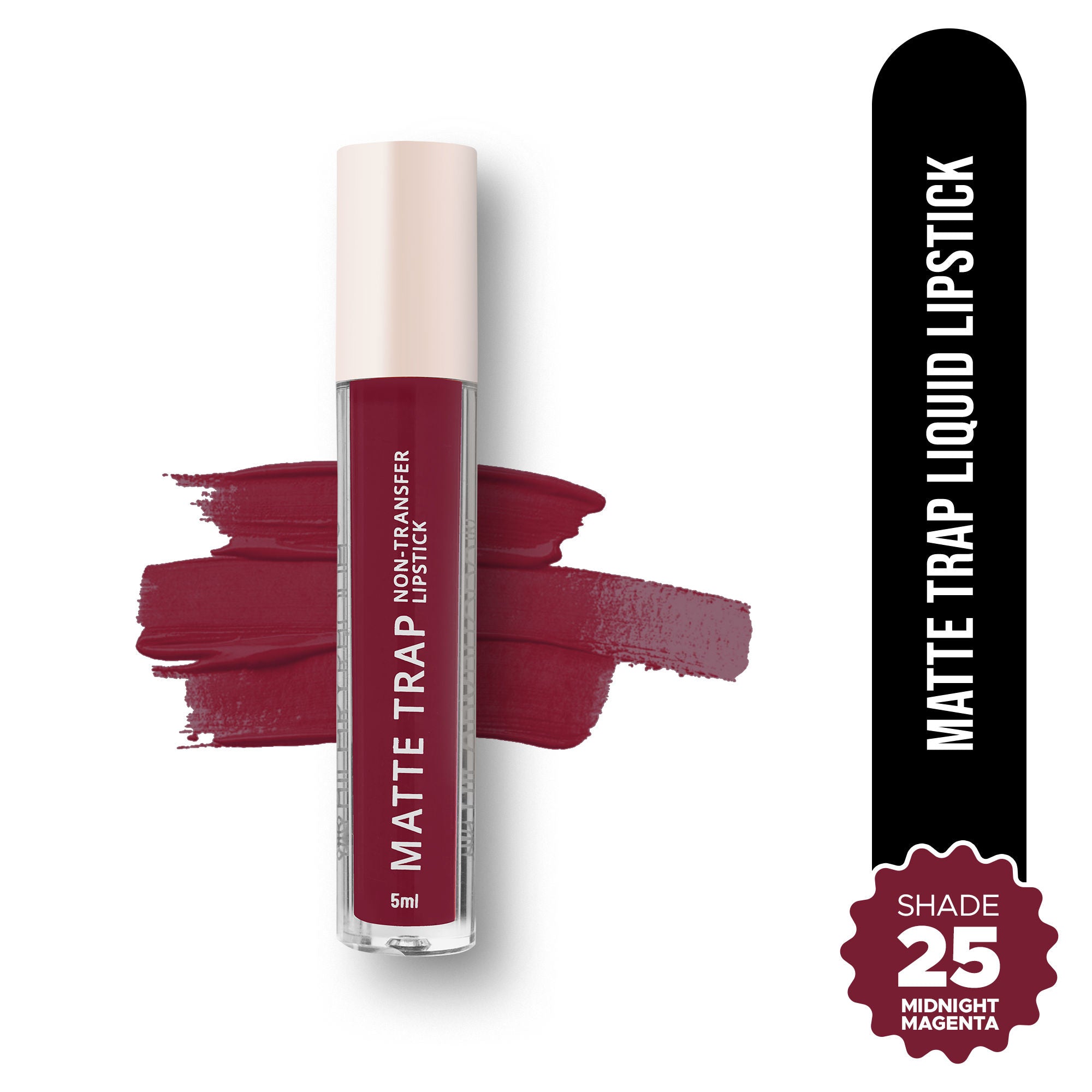 Hilary Rhoda Matte Trap Liquid Lipstick - Midnight Magenta 25