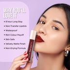 Hilary Rhoda Matte Trap Liquid Lipstick - Ruby Red 26 - Distacart
