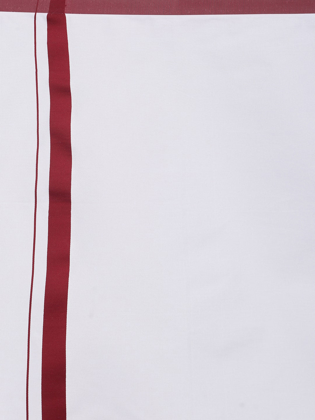 Sethukrishna Men White Solid Dhoti - Distacart