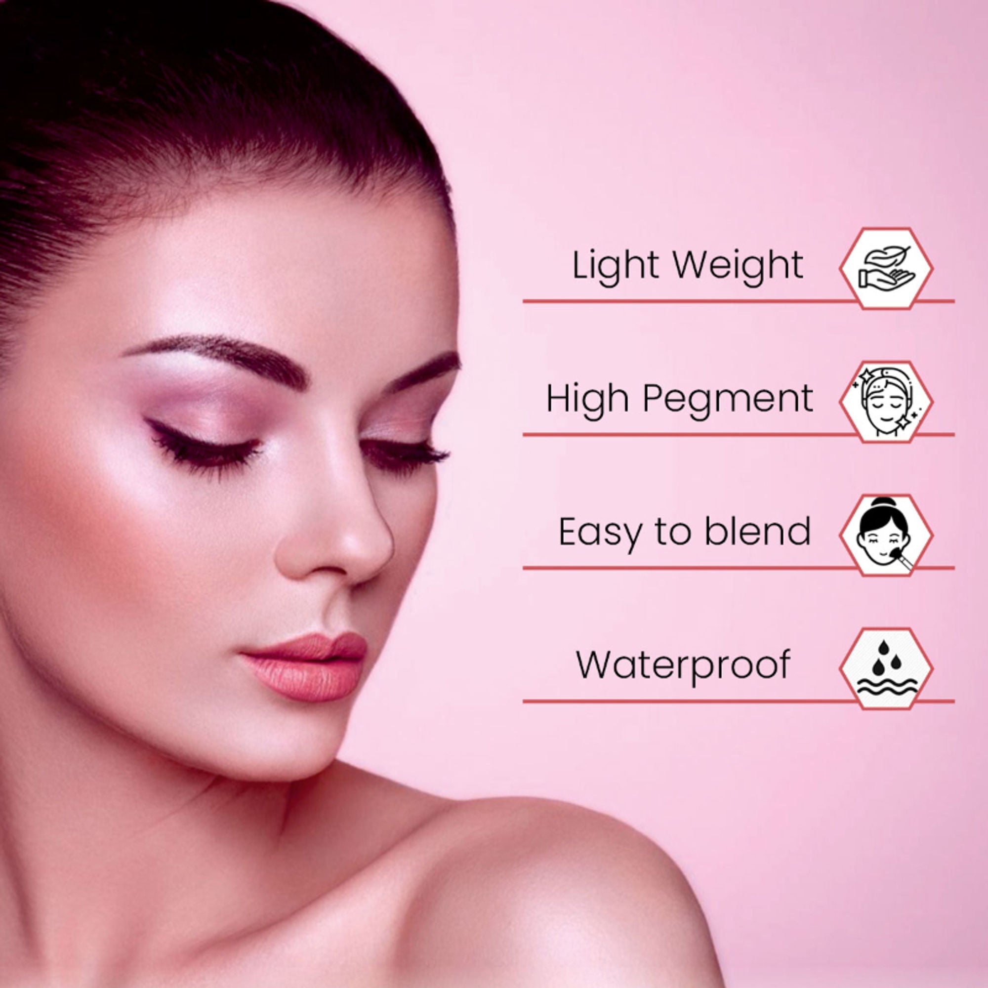 Matt Look 25 Colors Blink Eyeshadow Palette - 01