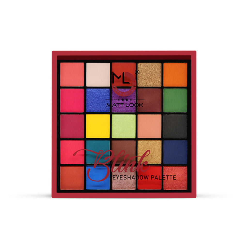 Matt Look 25 Colors Blink Eyeshadow Palette - 02