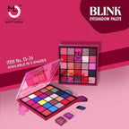 Matt Look 25 Colors Blink Eyeshadow Palette - 03