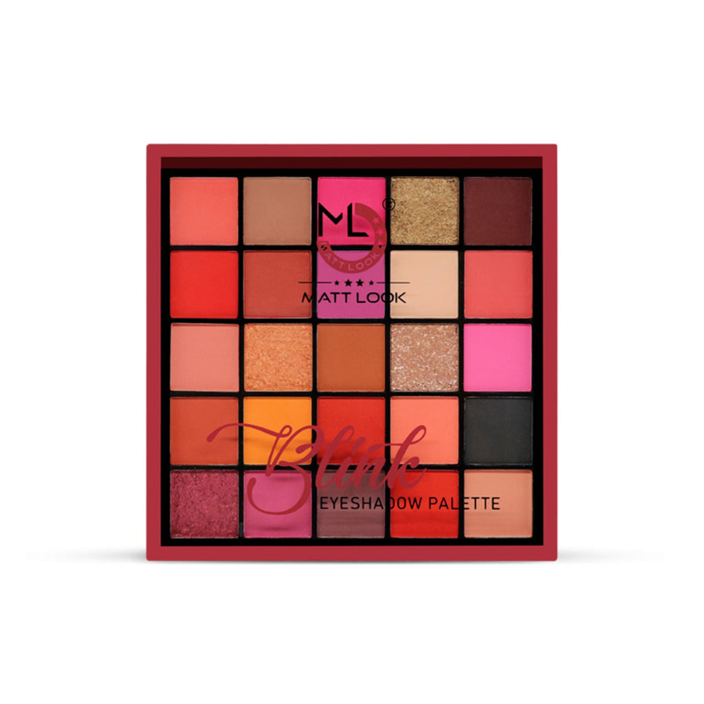 Matt Look 25 Colors Blink Eyeshadow Palette - 03