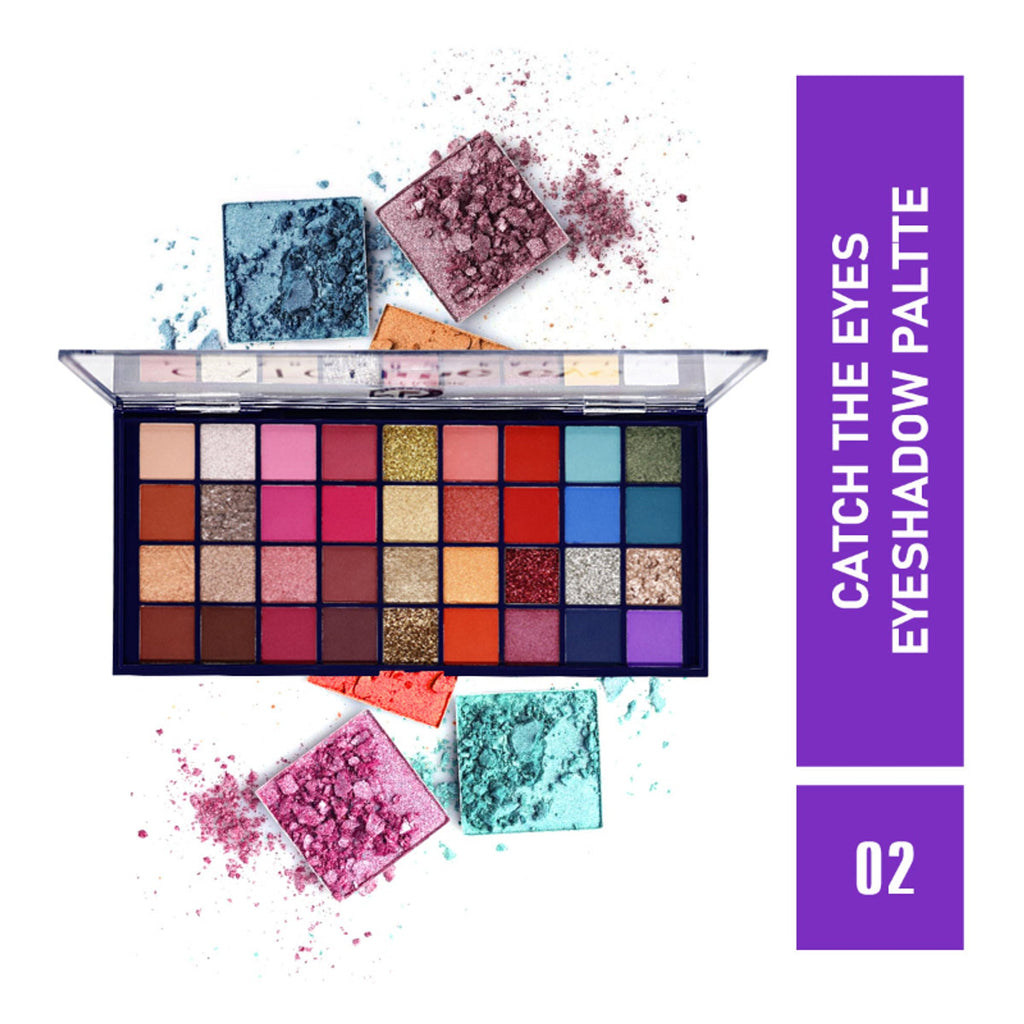 Matt Look 36 Colors Catch The Eyes Eyeshadow Palette - 02