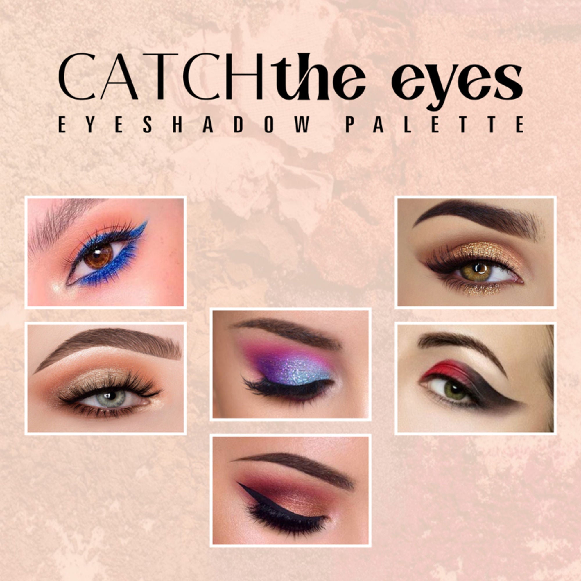Matt Look 36 Colors Catch The Eyes Eyeshadow Palette - 02